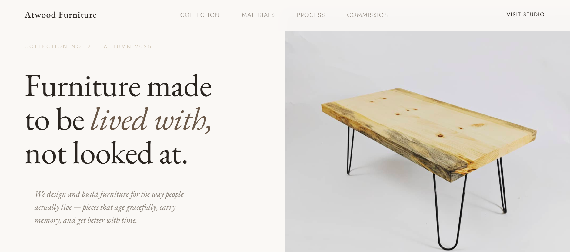 Atwood Furniture website