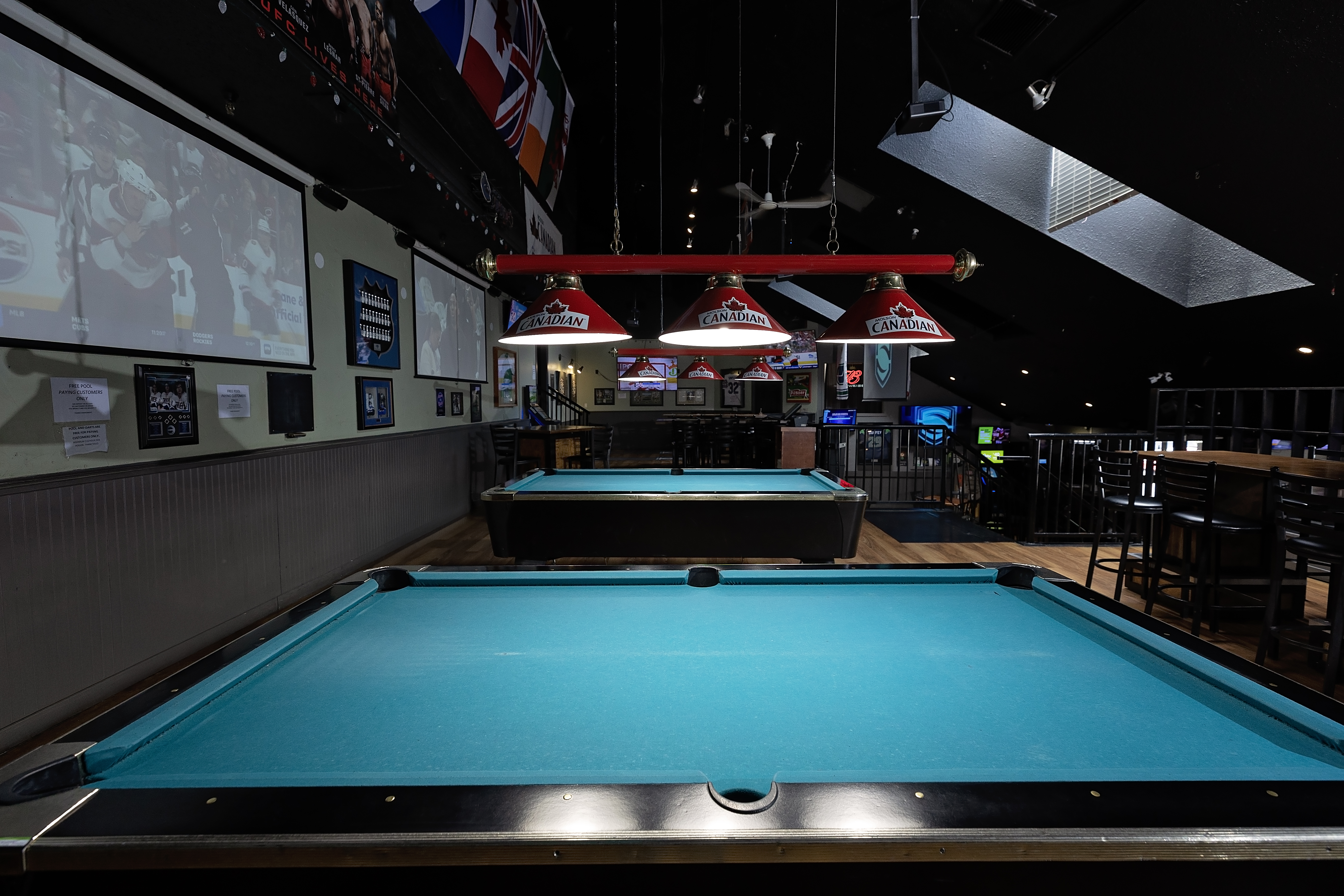 Pool tables