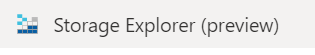 Azure Portal Storage Explorer Link