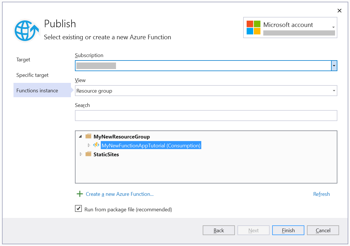 Right Click Publish Step 3