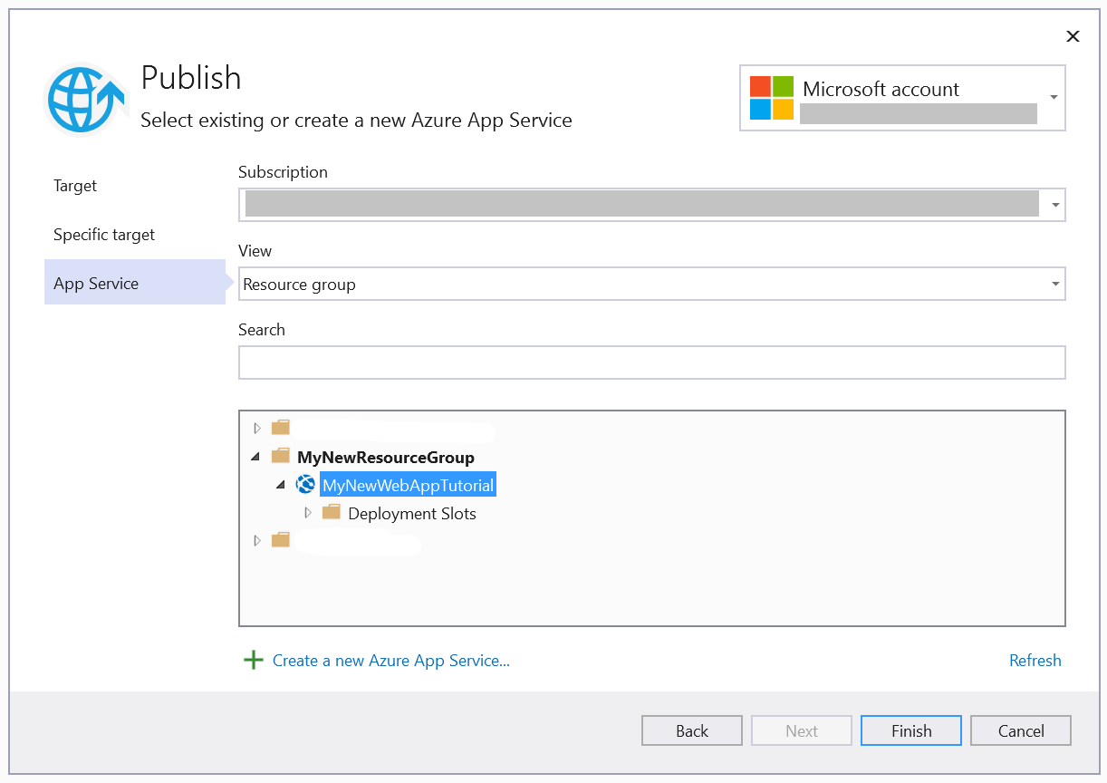 Right Click Publish Step 3
