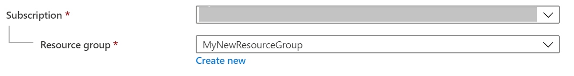 Storage Account Creation - Subscription and Resource Group