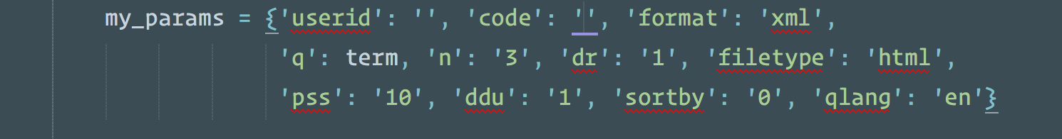 UserId and Gigablast code