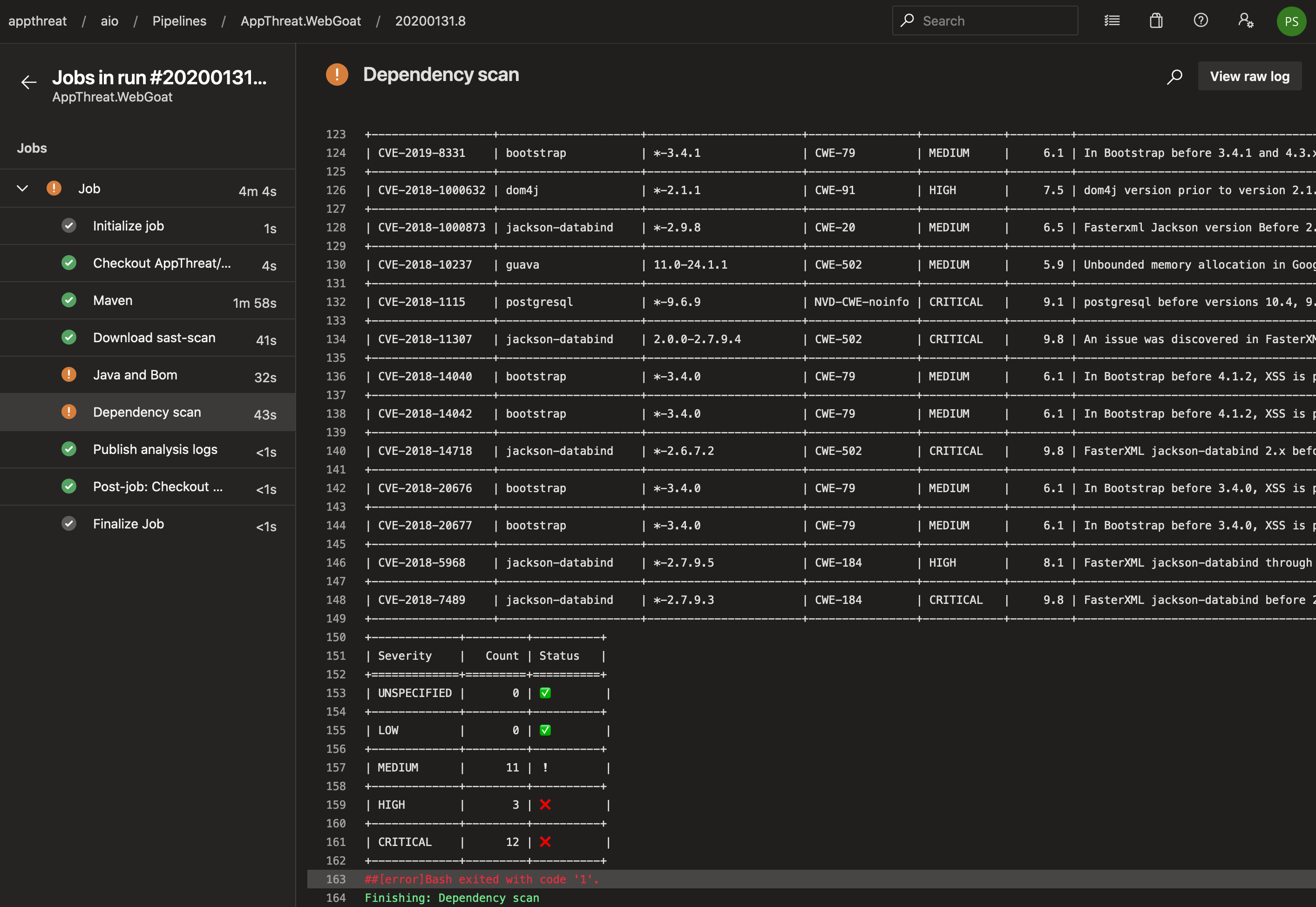 Azure DevOps integration