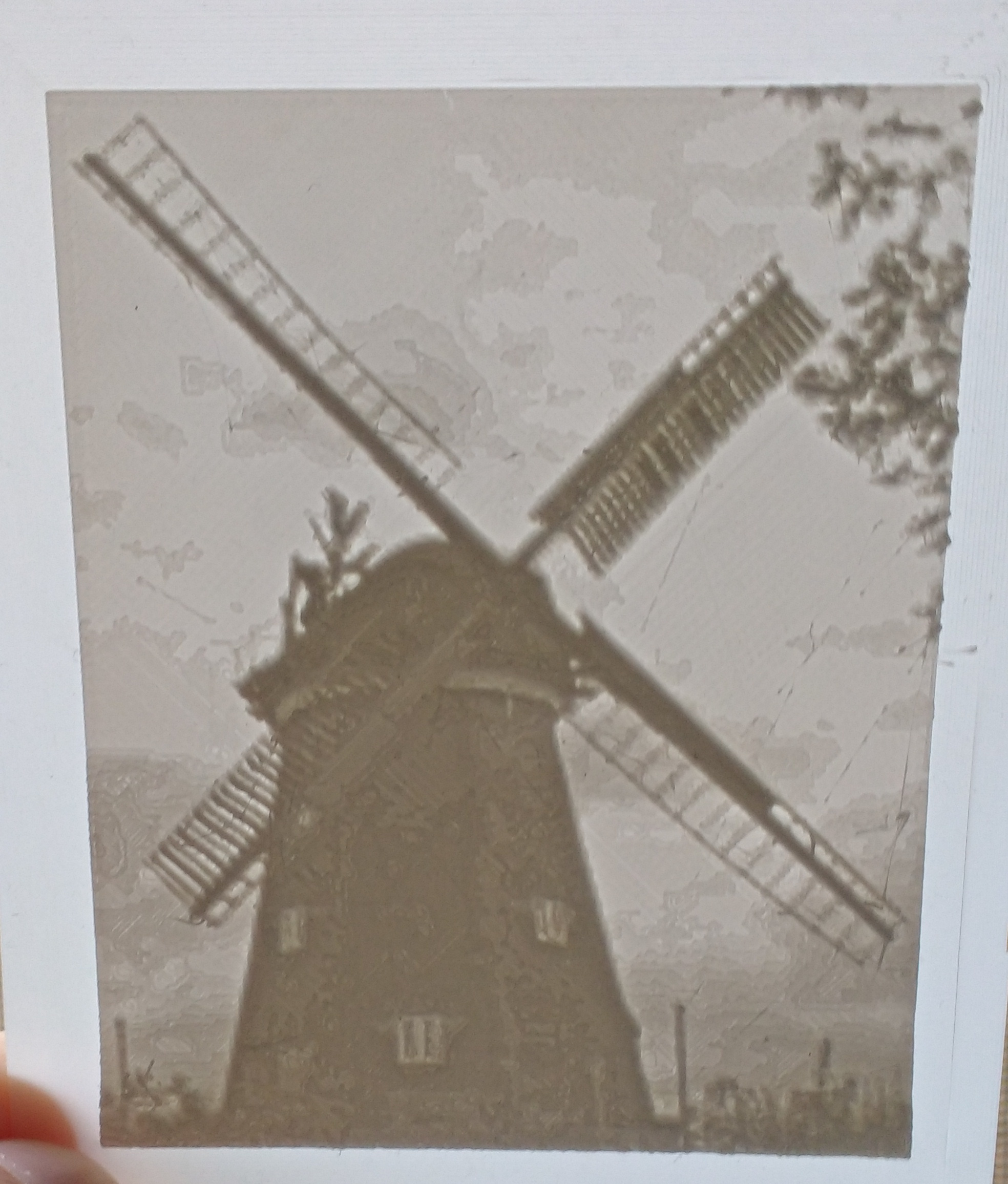 Windmill printed