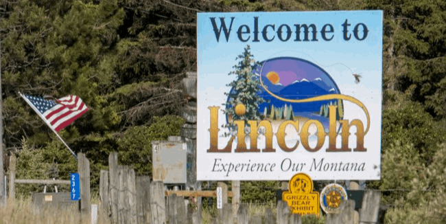 Welcome to Lincoln sign