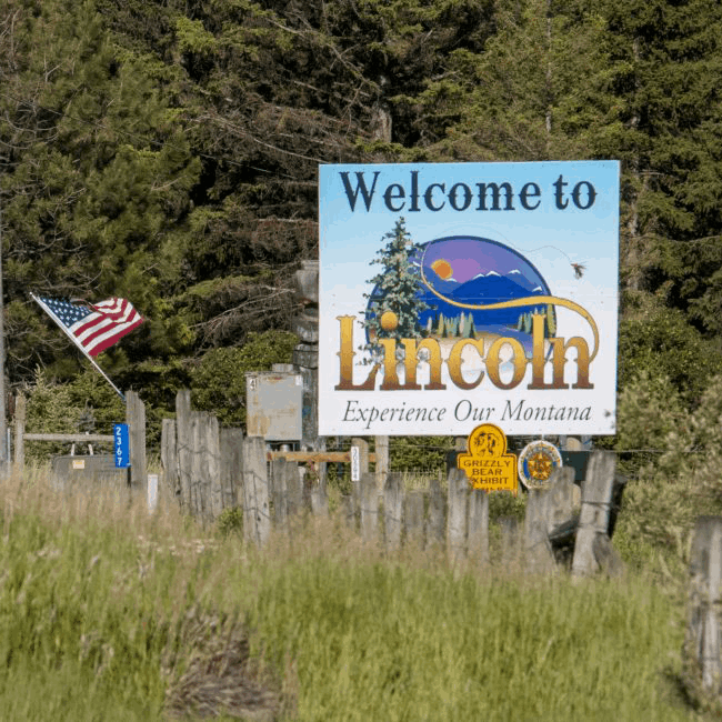 Welcome to Lincoln sign