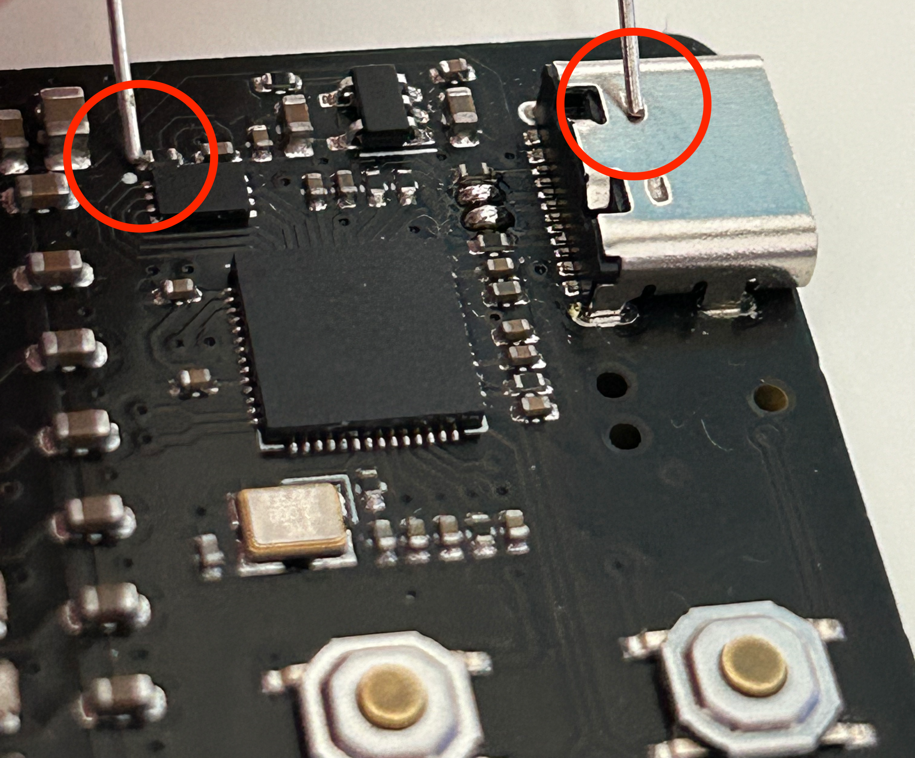 resistor placement