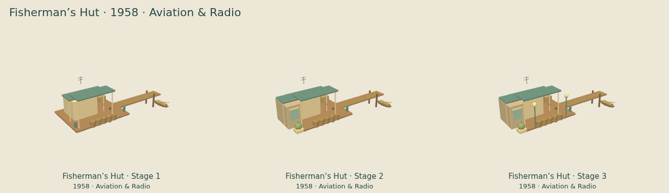 Fisherman’s Hut — Aviation & Radio upgrade comparison