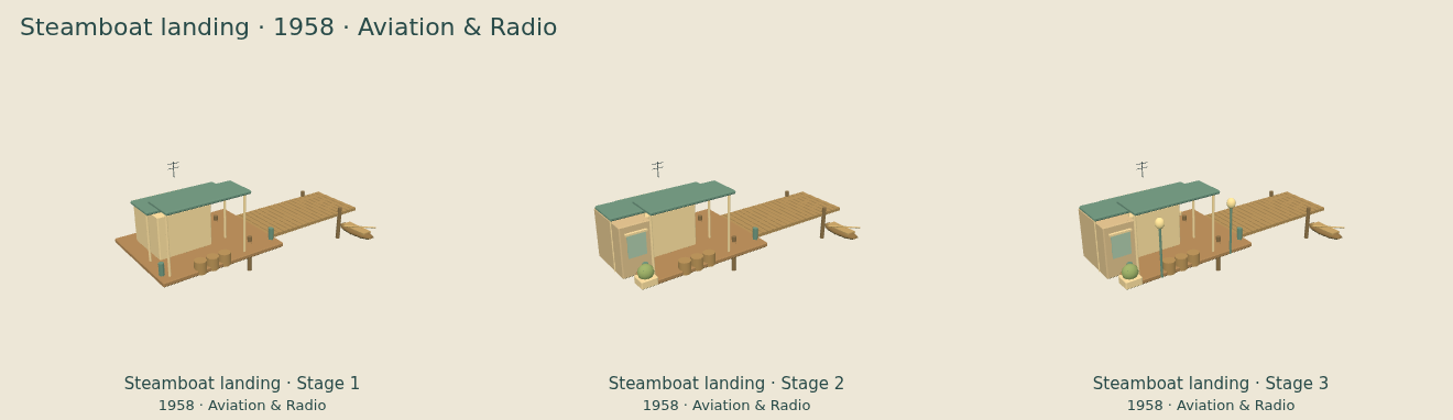 Steamboat landing — Aviation & Radio upgrade comparison