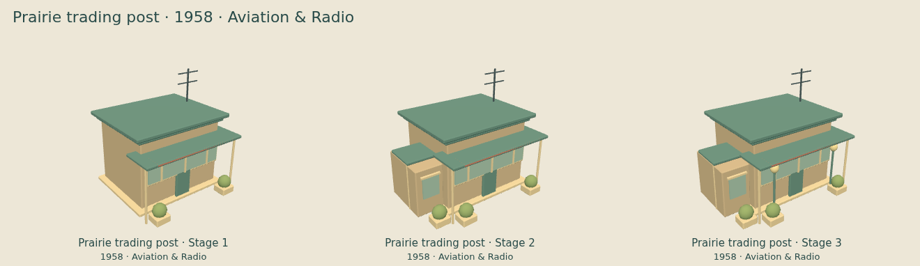 Prairie trading post — Aviation & Radio upgrade comparison
