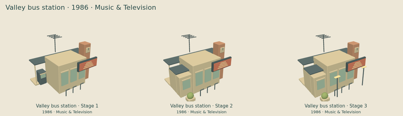 Valley bus station — Music & Television upgrade comparison