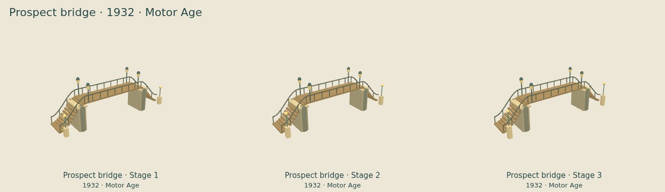 Prospect bridge — Motor Age upgrade comparison