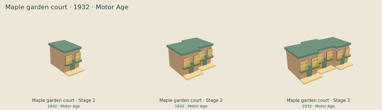 Maple garden court — Motor Age upgrade comparison