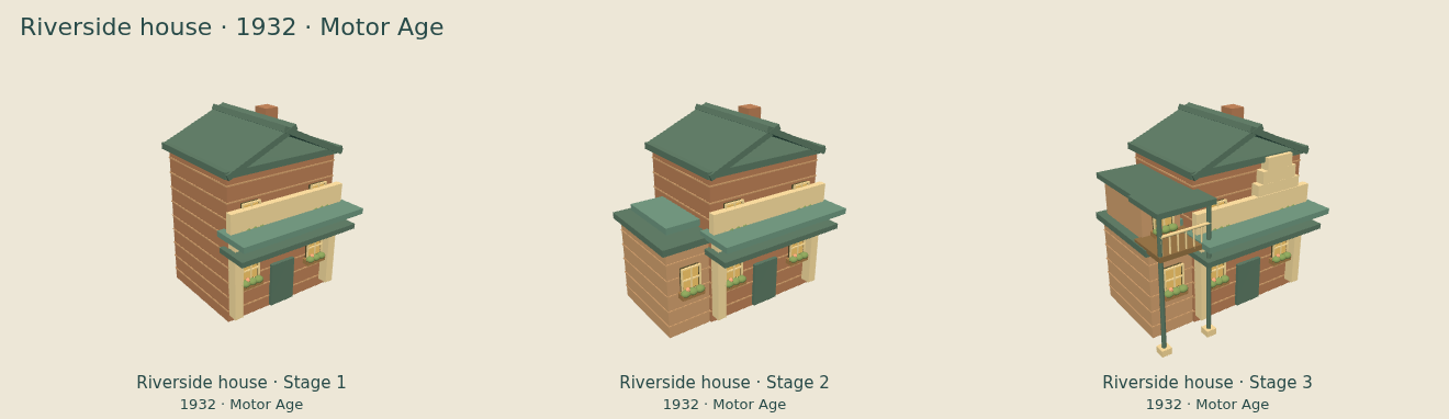 Riverside house — Motor Age upgrade comparison