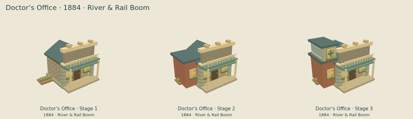 Doctor’s Office — River & Rail Boom upgrade comparison