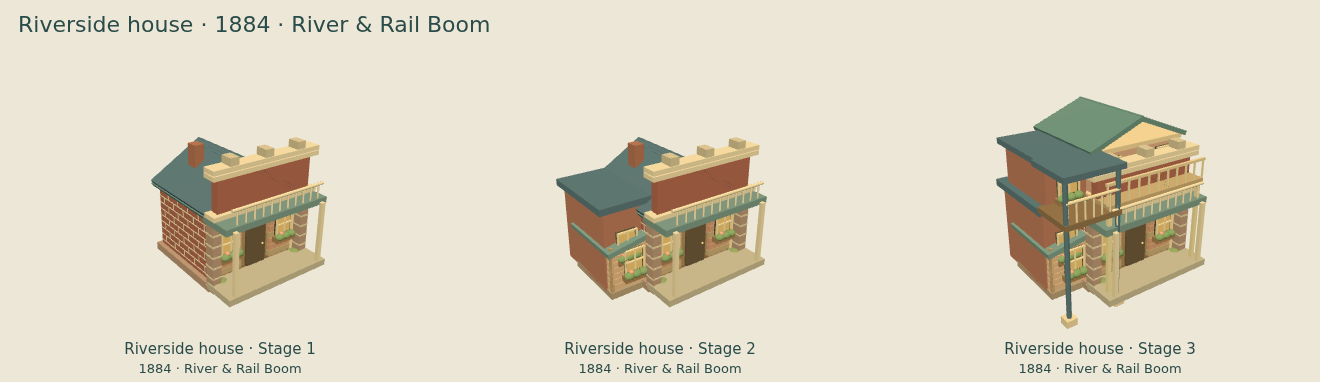 Riverside house — River & Rail Boom upgrade comparison