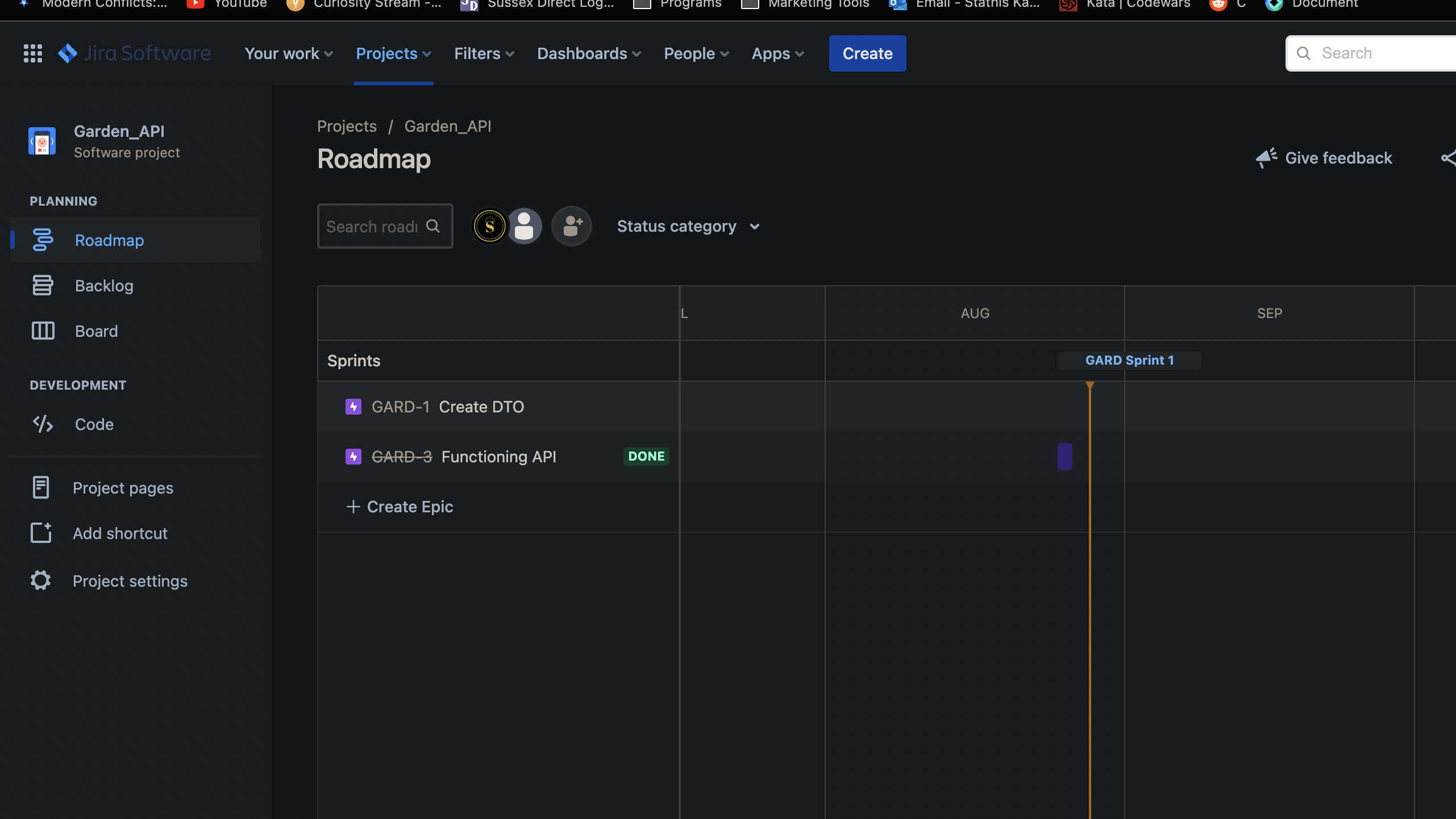 Jira-RoadMap