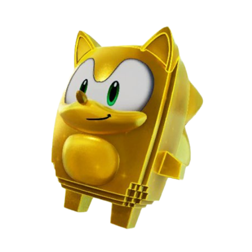 Gold Sonic Sprite