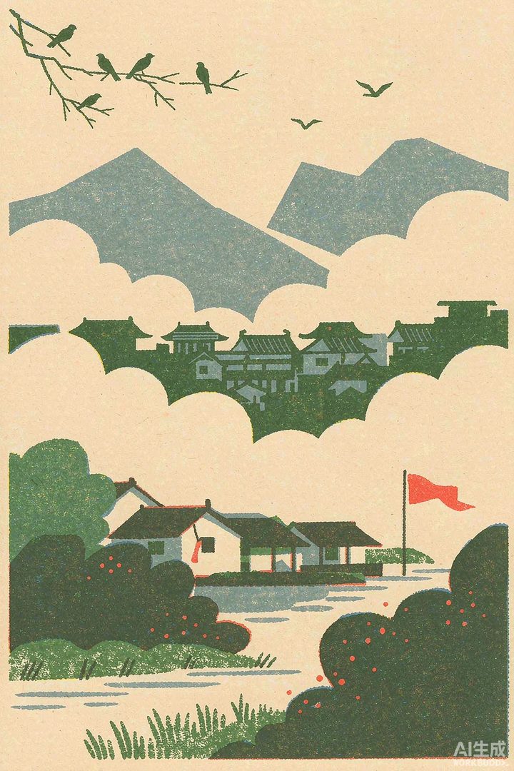 江南春·risograph