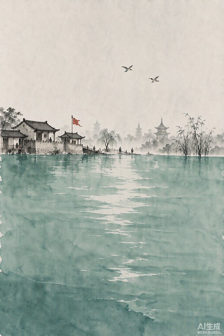 江南春·色块彩墨