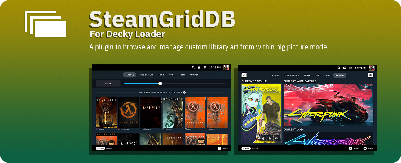 GitHub - SteamGridDB/decky-steamgriddb: Plugin for Decky Loader to