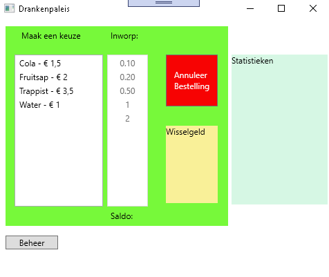 layout opstart