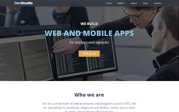 Bootstrap 4 project documentation theme for developers