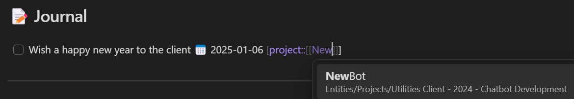Creating inline filds