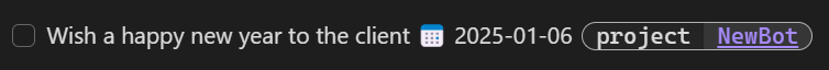 What inline fields look like