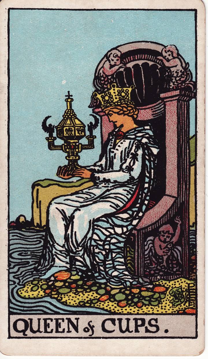 Карта таро Королева Кубков