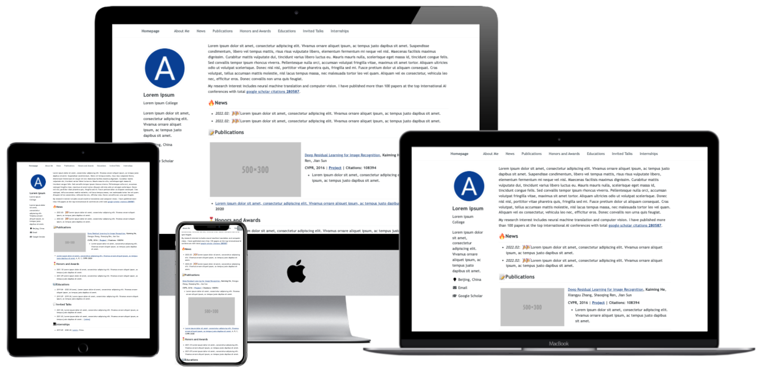 StephenYing.github.io 的网站界面截图