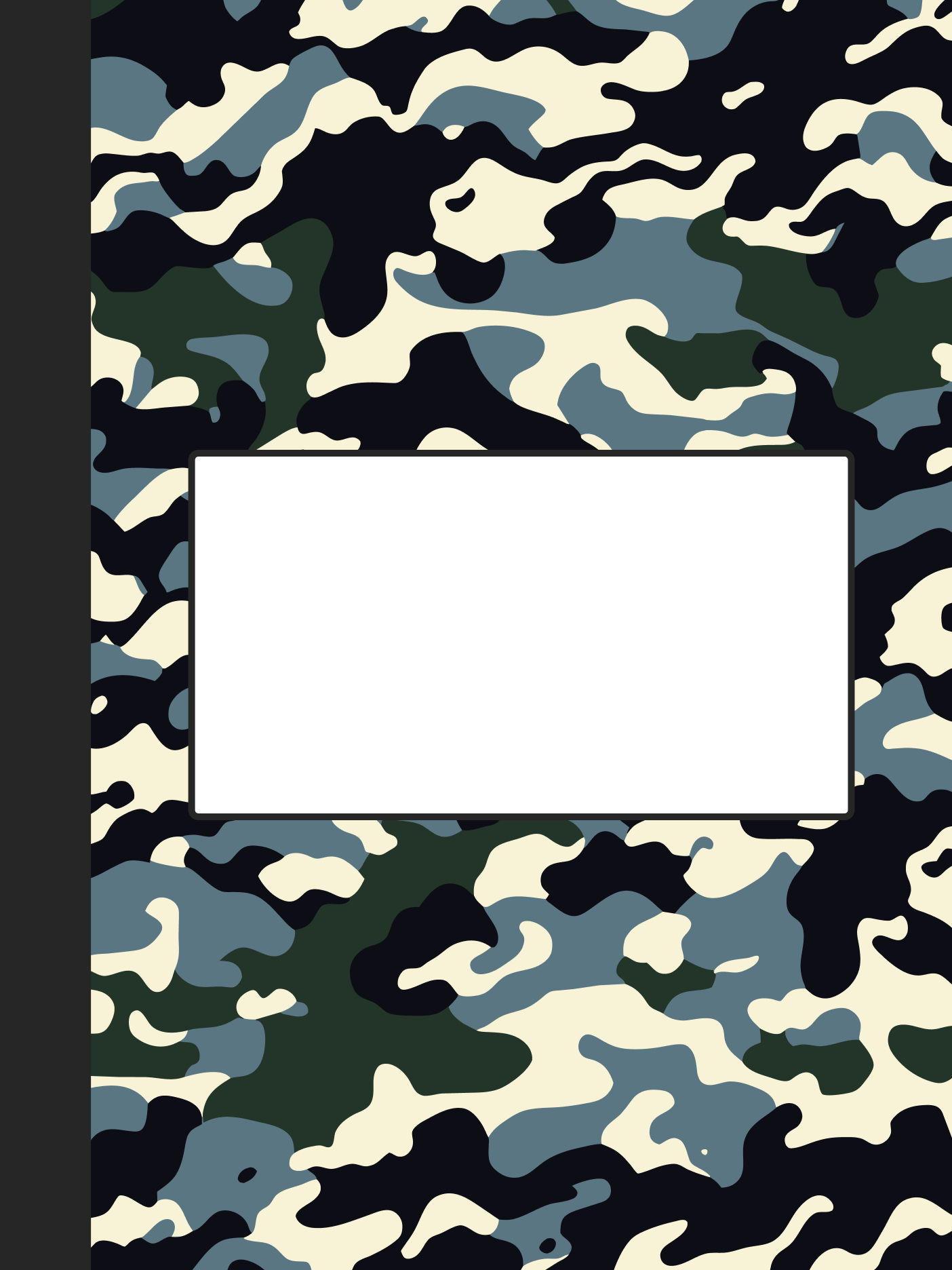 MultiCam camo categorical 4 pc palette Type 1