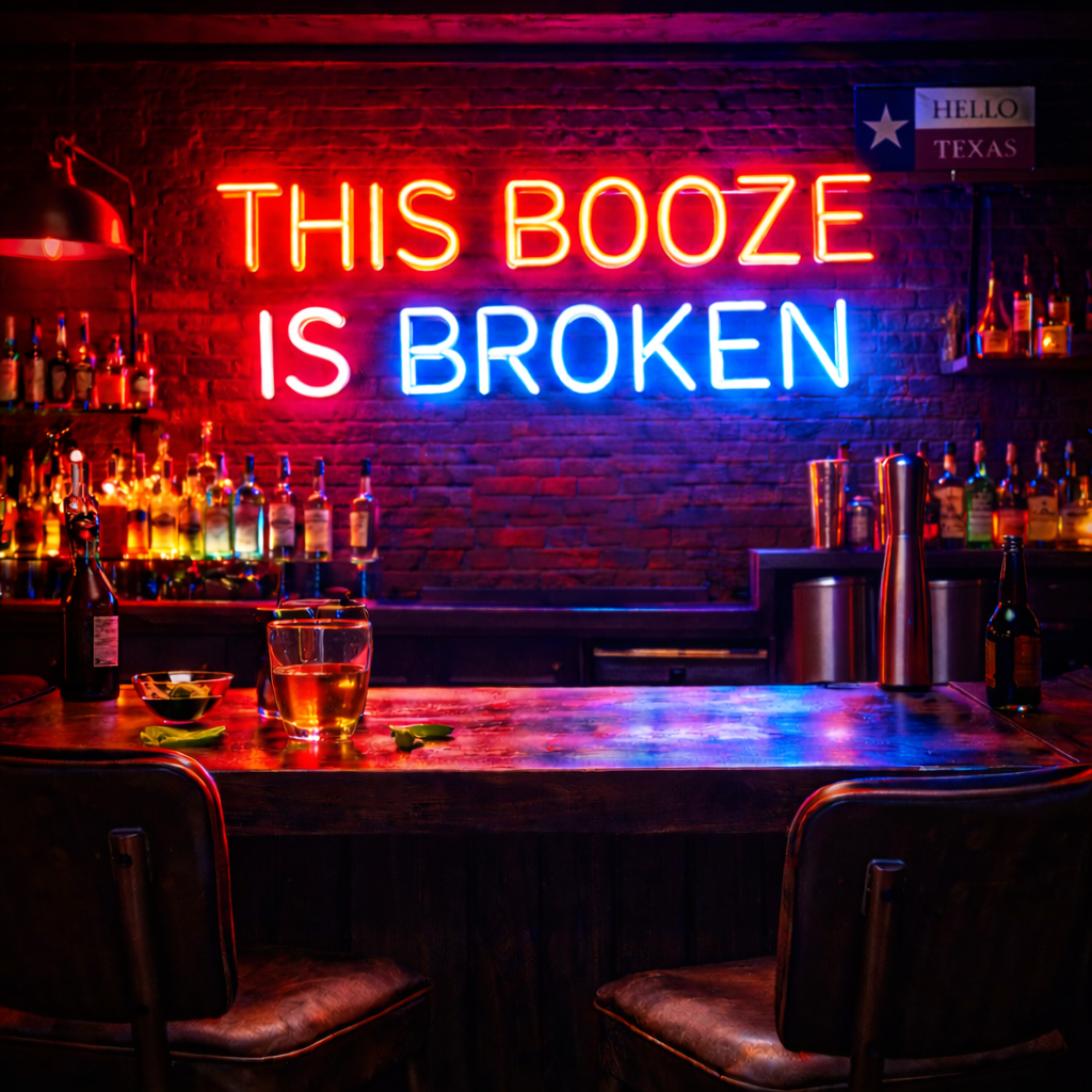 Hello Texas - This Booze is Broken (Cover) 3000 x 3000.png