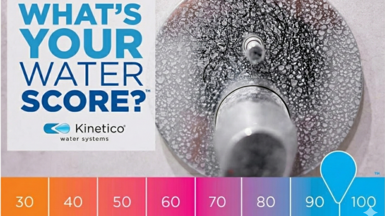 Water Score Scale - 30 (Concerning) to 100 (Optimal)