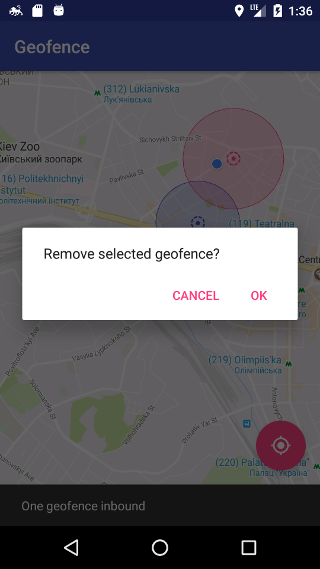 Remove geofence