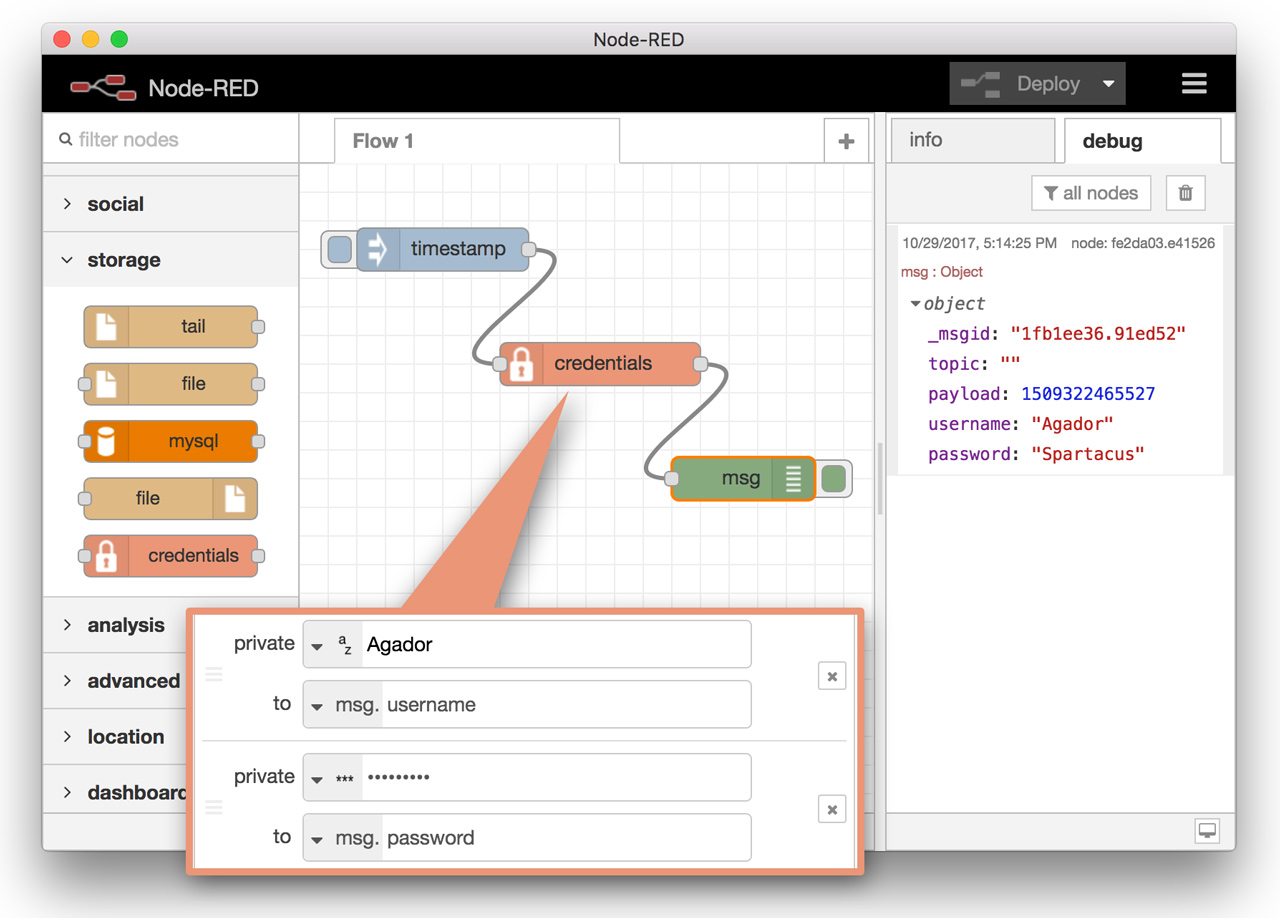 Node Red Simple Example