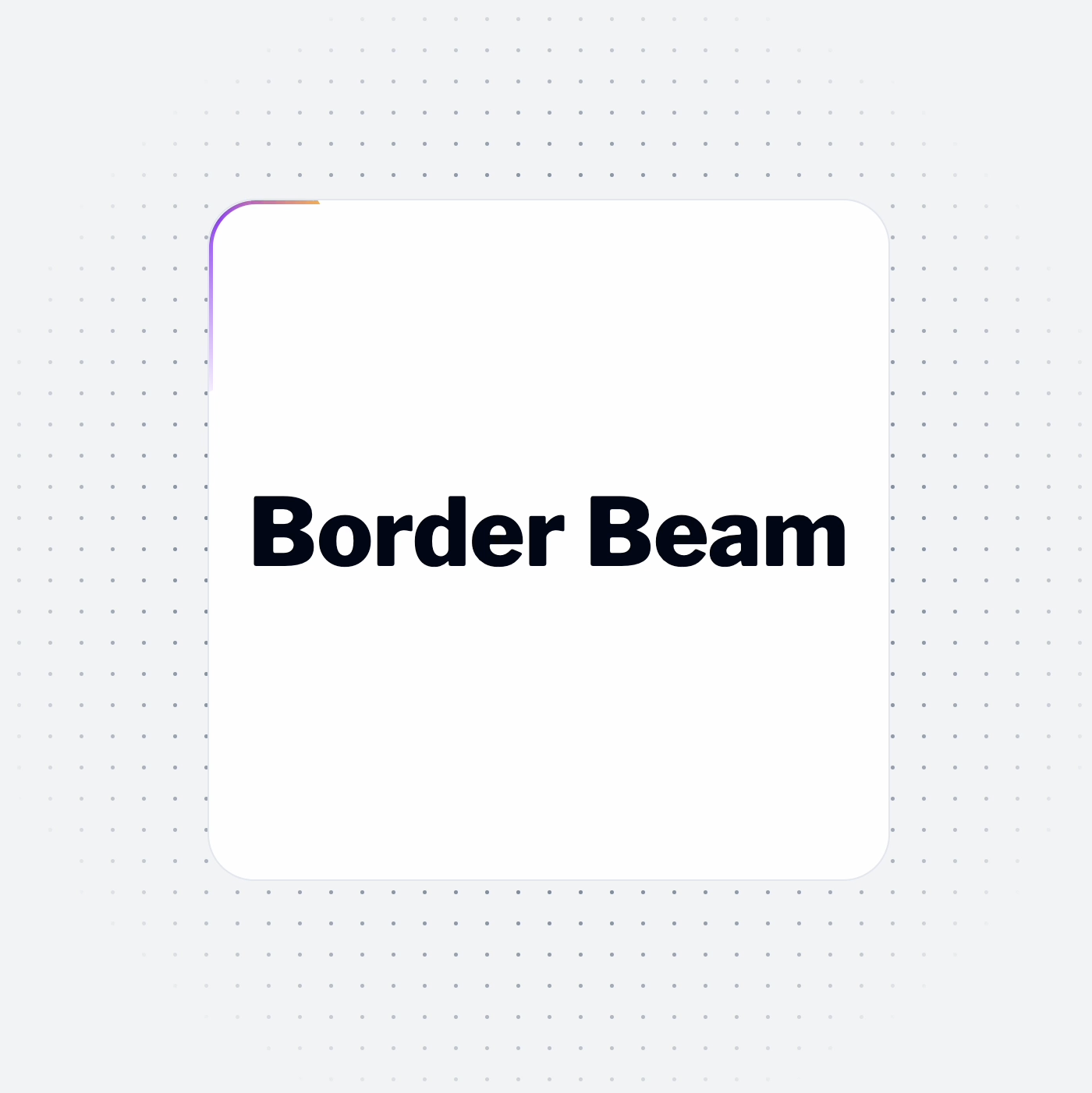 Border Beam Preview