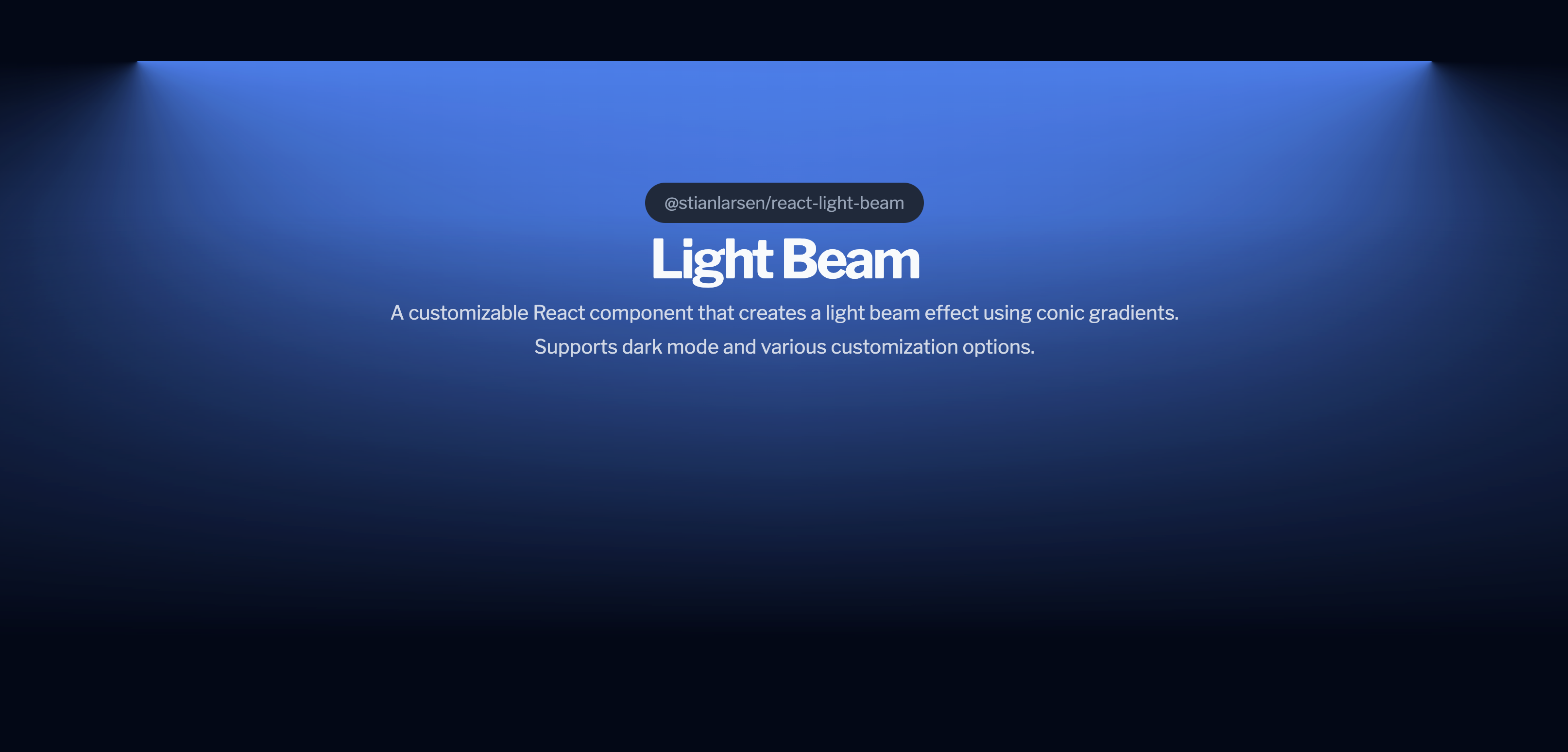 LightBeam Component Preview