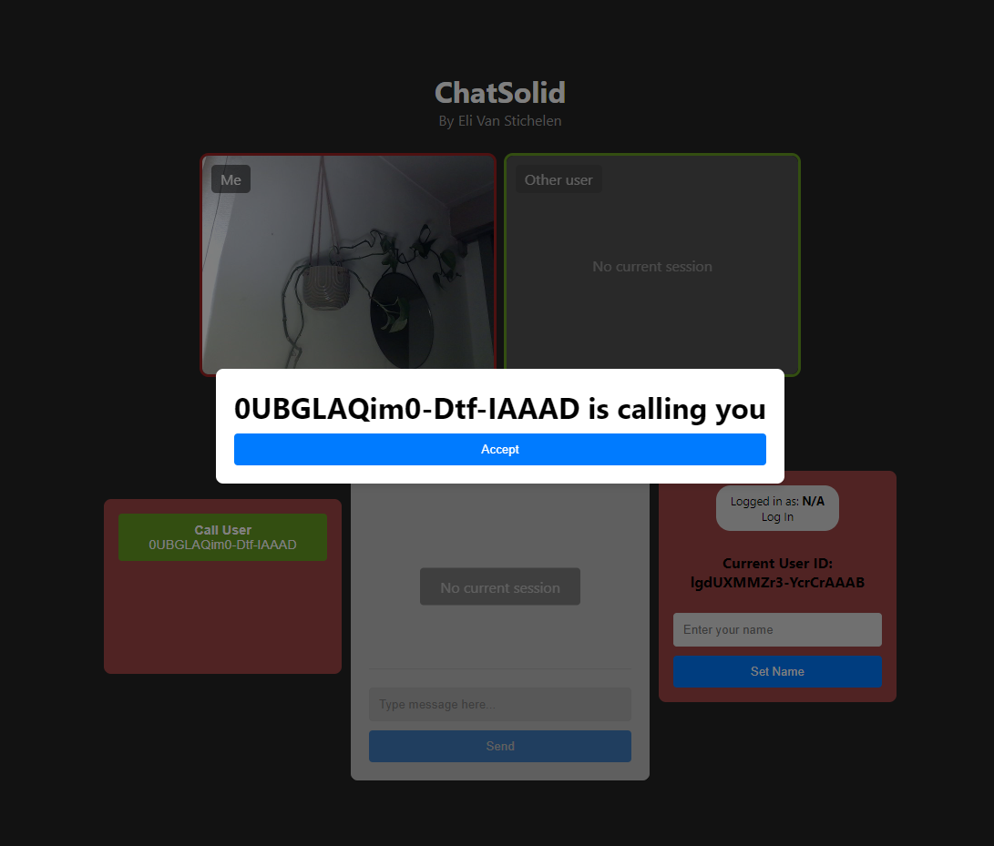 recieving_call_view screenshot