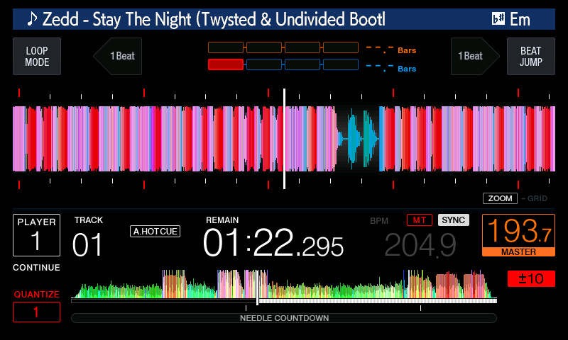 MASTER TEMPO and SYNC on