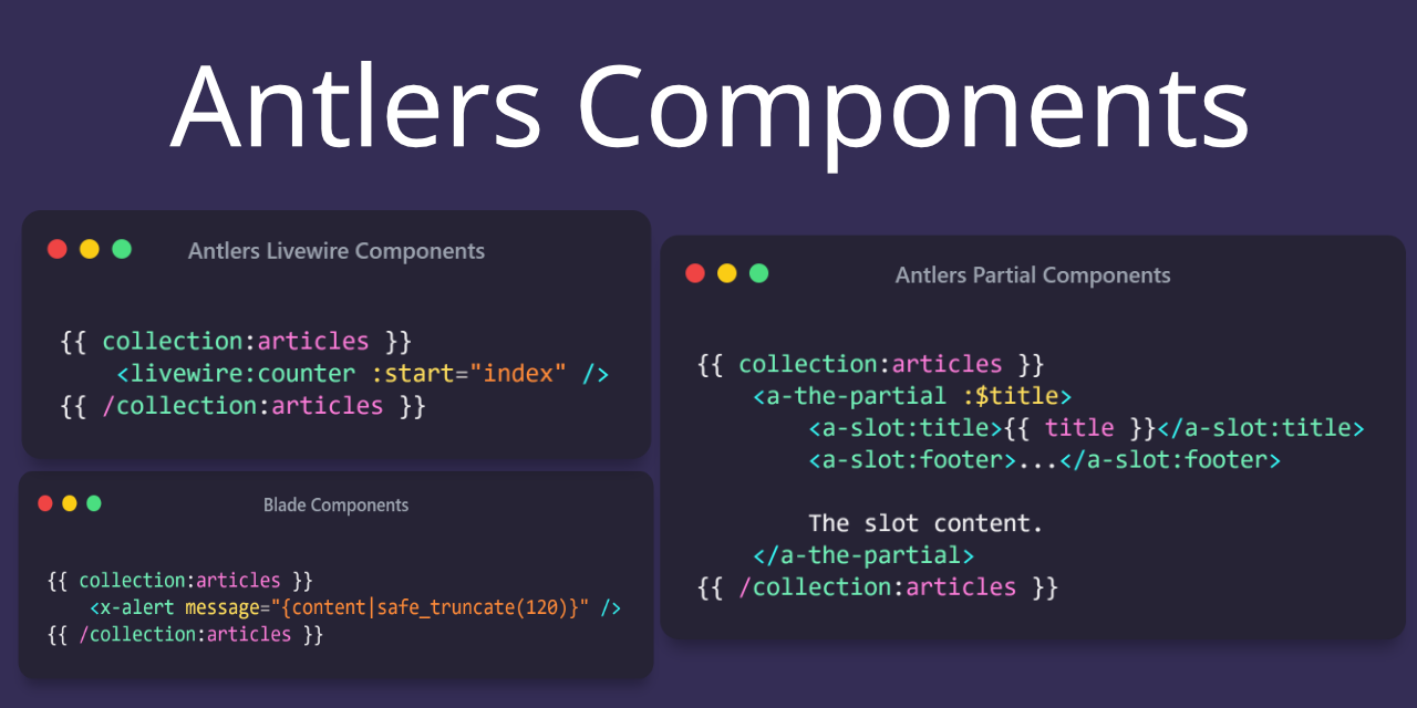 Antlers Components