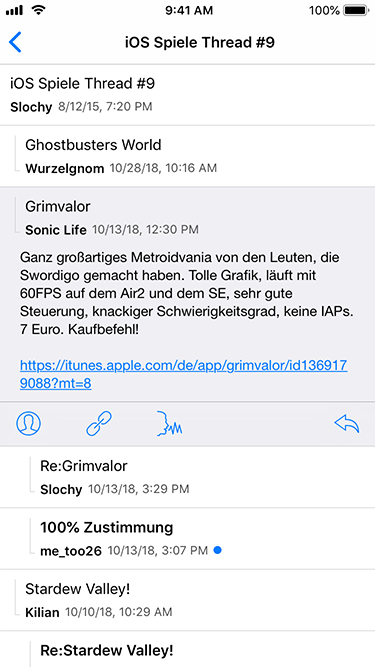 Screenshot 3 - Message List