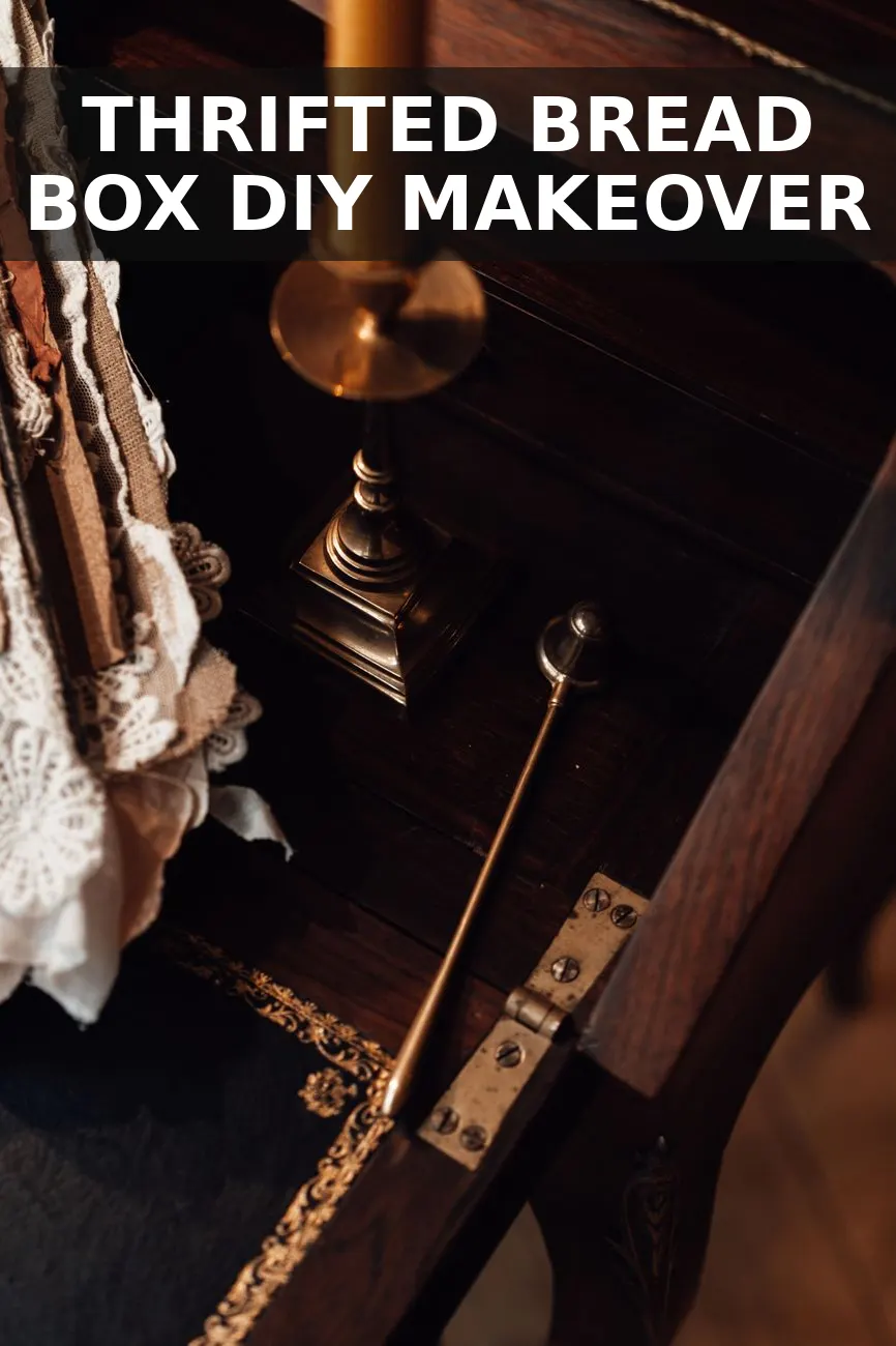 How to Turn a $10 Thrifted Bread Box into a $380 Vintage Tambour Box for $24