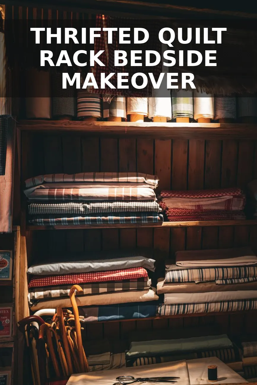 How to Turn a $10 Thrifted Quilt Rack into a $440 English Blanket Stand for $24