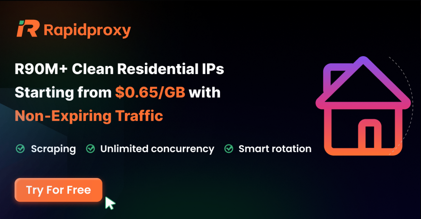 RapidProxy - Residential Proxy Network