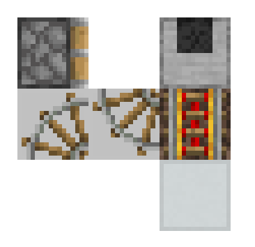 Piston bolt layout