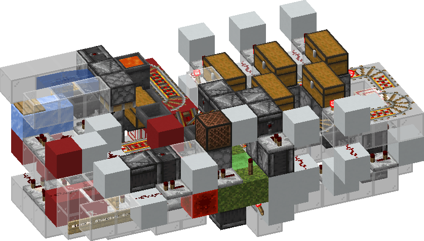 Fully hopperlocked and built-in fill level sorter version