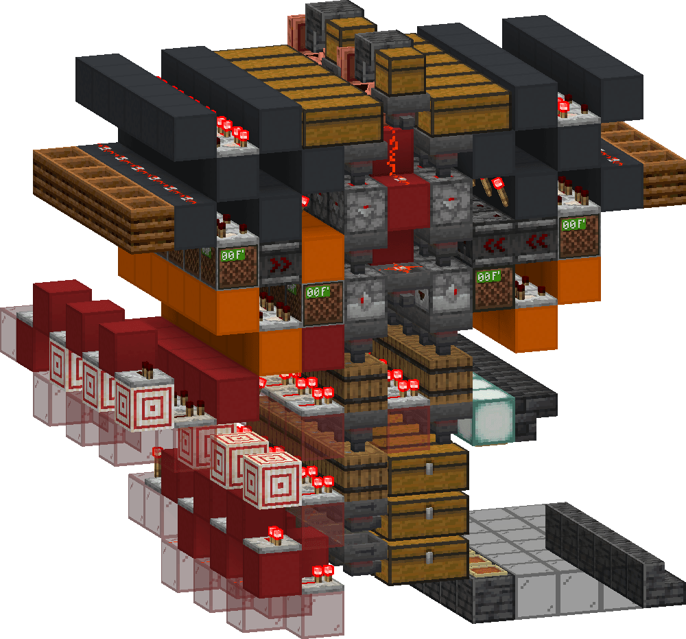 Render of the AB slices