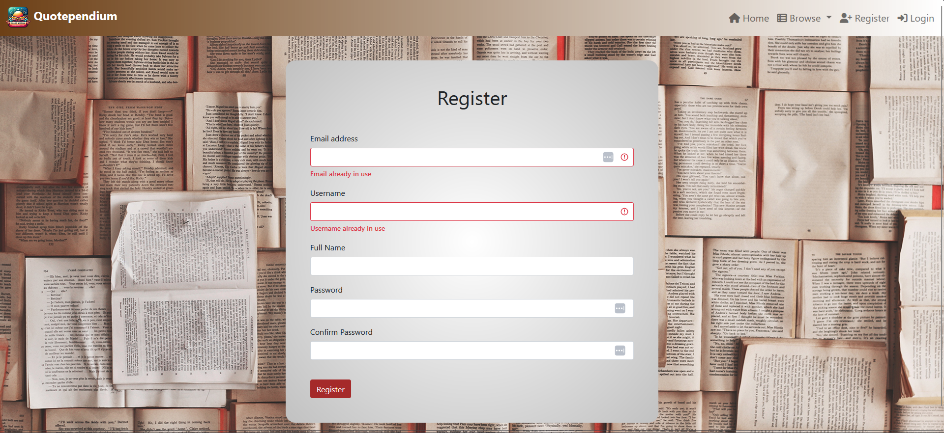 Registration